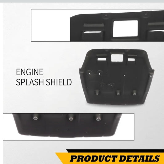 Front Engine Splash Shield Compatible with 2014-2020 Cooper F55 F56 Black... - Horizon Endless