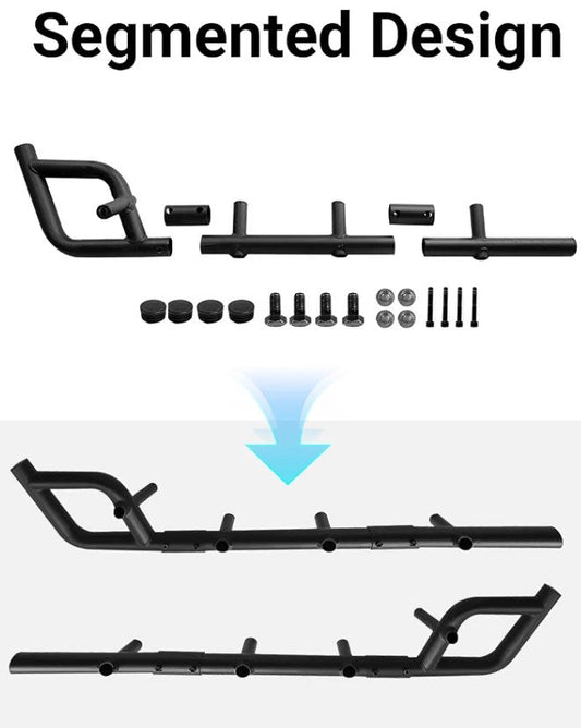 Nerf Bars Rock Sliders for Kawasaki Teryx KRX 1000 2020-2026 – Heavy Duty Steel Side Steps - Horizon Endless