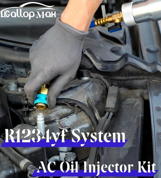 R134A & R1234YF & R410A AC Oil Dye Injector Kit with Accessories - Horizon Endless