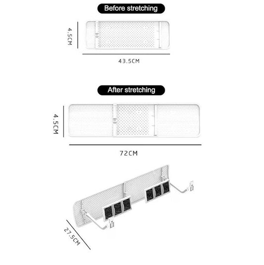 Retractable Air Vent Deflector – Adjustable Telescopic Outlet Baffle for Fans - Horizon Endless