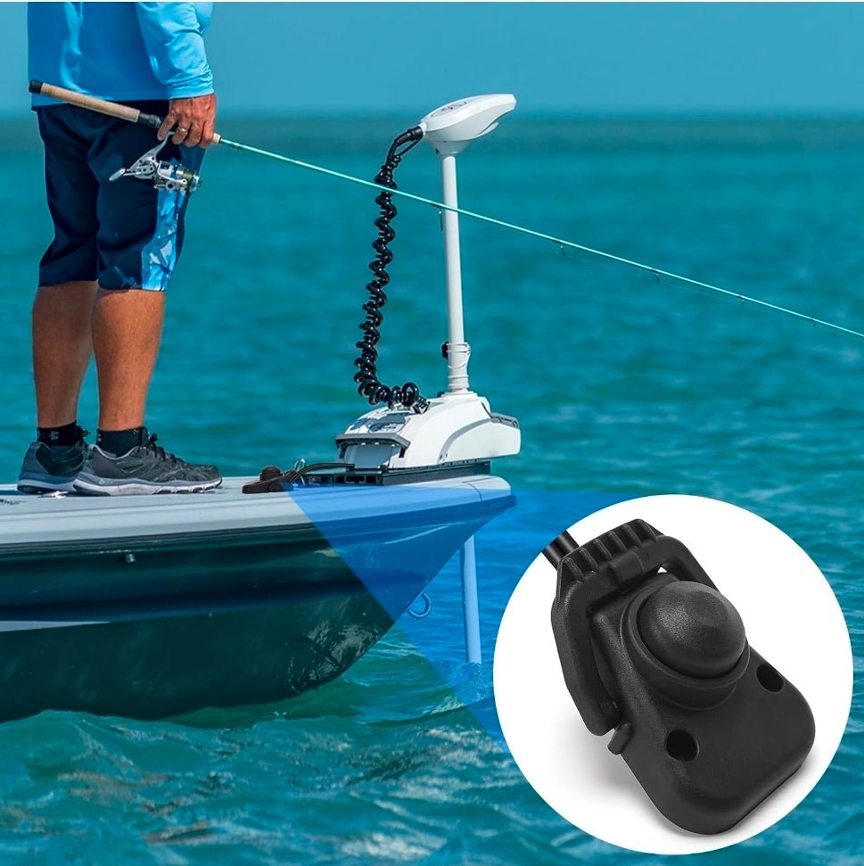 Trolling Motor Foot Control Switch, 12V-24V 50A DC, IP65 Waterproof, Anti-Stick, Non-Slip Marine-Grade Corrosion-Resistant Pedal for Manual Trolling Motors - Horizon Endless