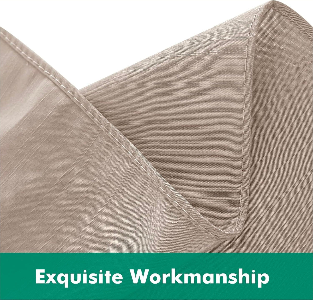 Wrap Around Queen Size Bed Skirt Split Corner 15" Drop-Elastic Dust Ruffle Light Camel Adjustable Pleated Bedskirt-Easy Fit Wrinkle Resistant Washable Bed Skirting-Master Guest Bedroom Rental Hotels - Horizon Endless