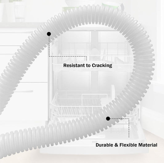 00744881 Dishwasher Drain Hose Replacement for Bosch Dishwashers | Replaces AP5691300, PS8737004, 3189138 - Horizon Endless