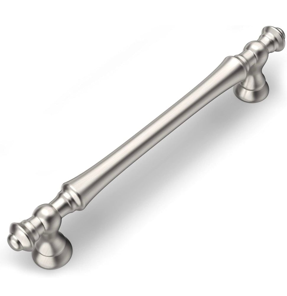 Brushed Nickel Cabinet Handles - 5 Inch Drawer Pulls, Zinc Alloy Set of 10 - Horizon Endless