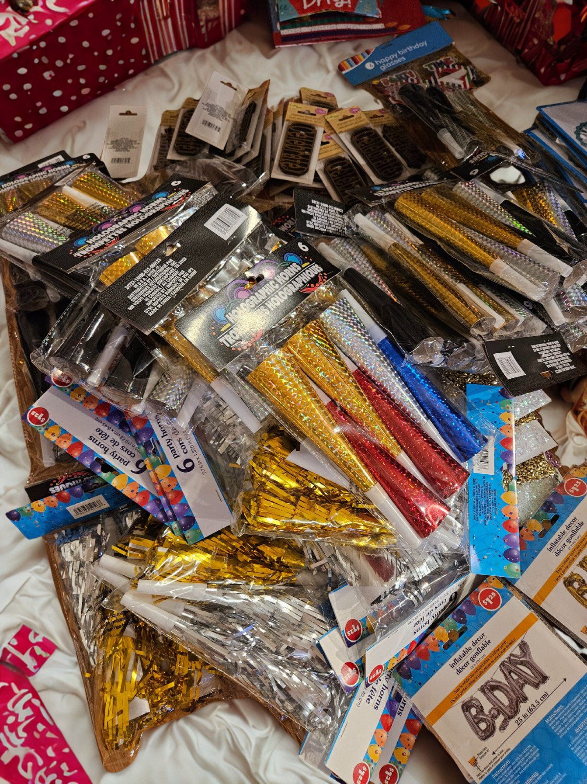 100pc Birthday Party Supply Bundle Lot Party Birthday Bundle Supplies - Horizon Endless