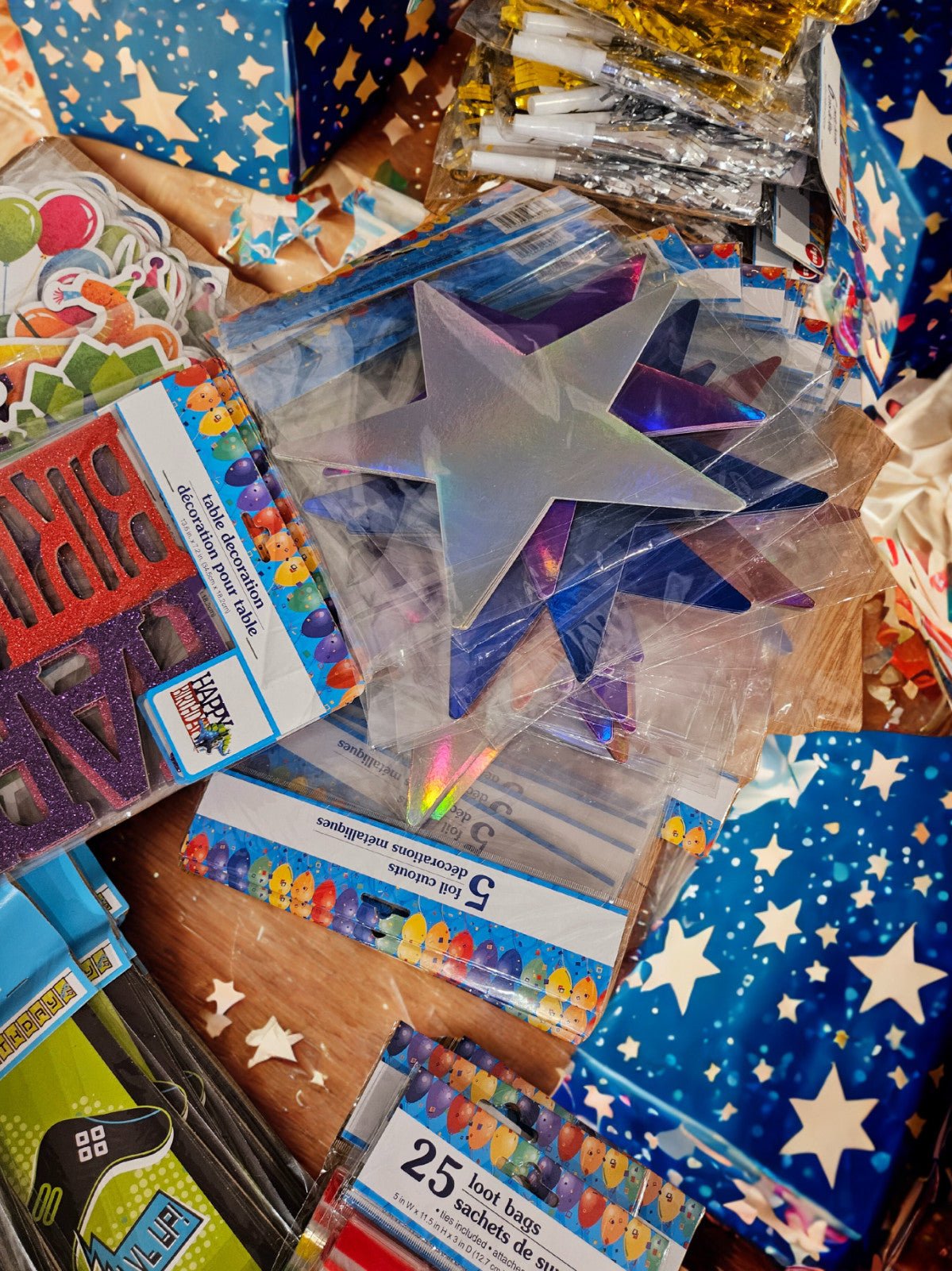 100pc Birthday Party Supply Bundle Lot Party Birthday Bundle Supplies - Horizon Endless