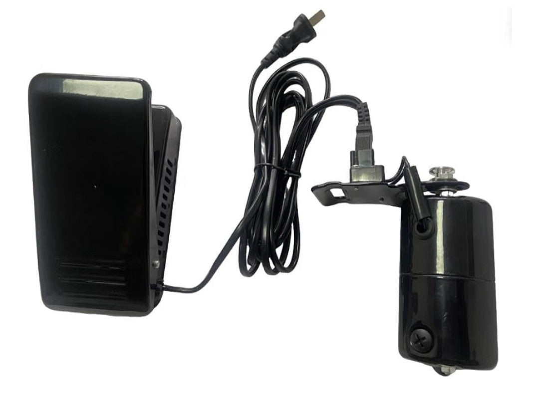 100W AC 110V Universal Home Sewing Machine Motor Kit with Foot Pedal & Mounting Hardware - Horizon Endless