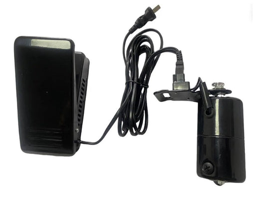 100W AC 110V Universal Home Sewing Machine Motor Kit with Foot Pedal & Mounting Hardware - Horizon Endless