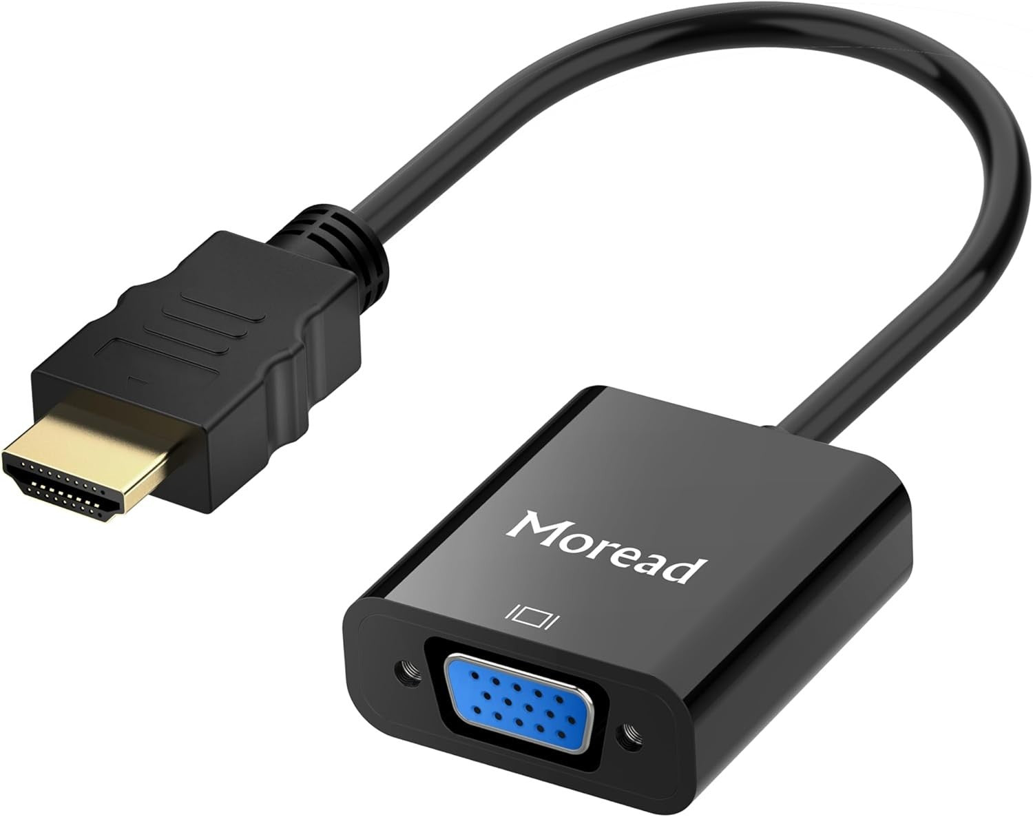 Gold-Plated HDMI to VGA Adapter Male to Female Uni-Directional Converter