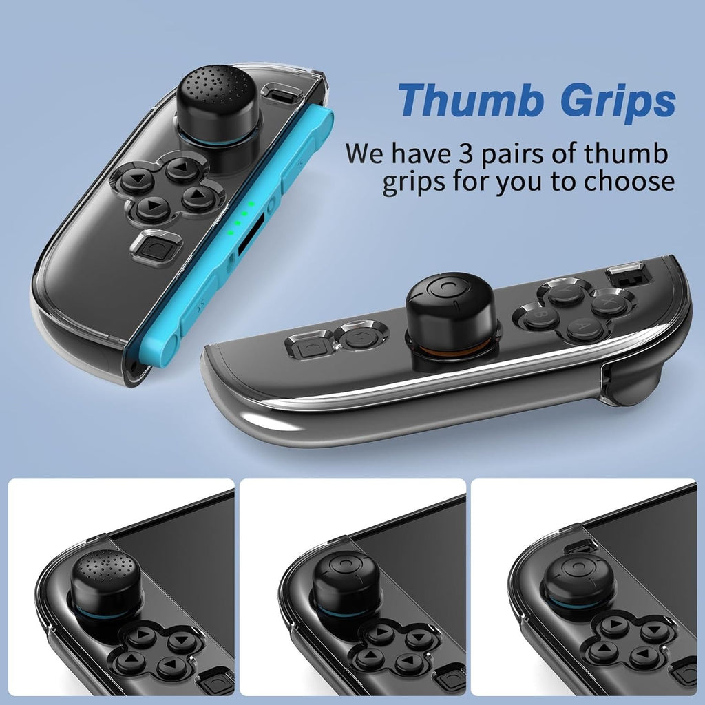 Case for Nintendo Switch 2,Protective Case with Screen Protector and Grip Cover