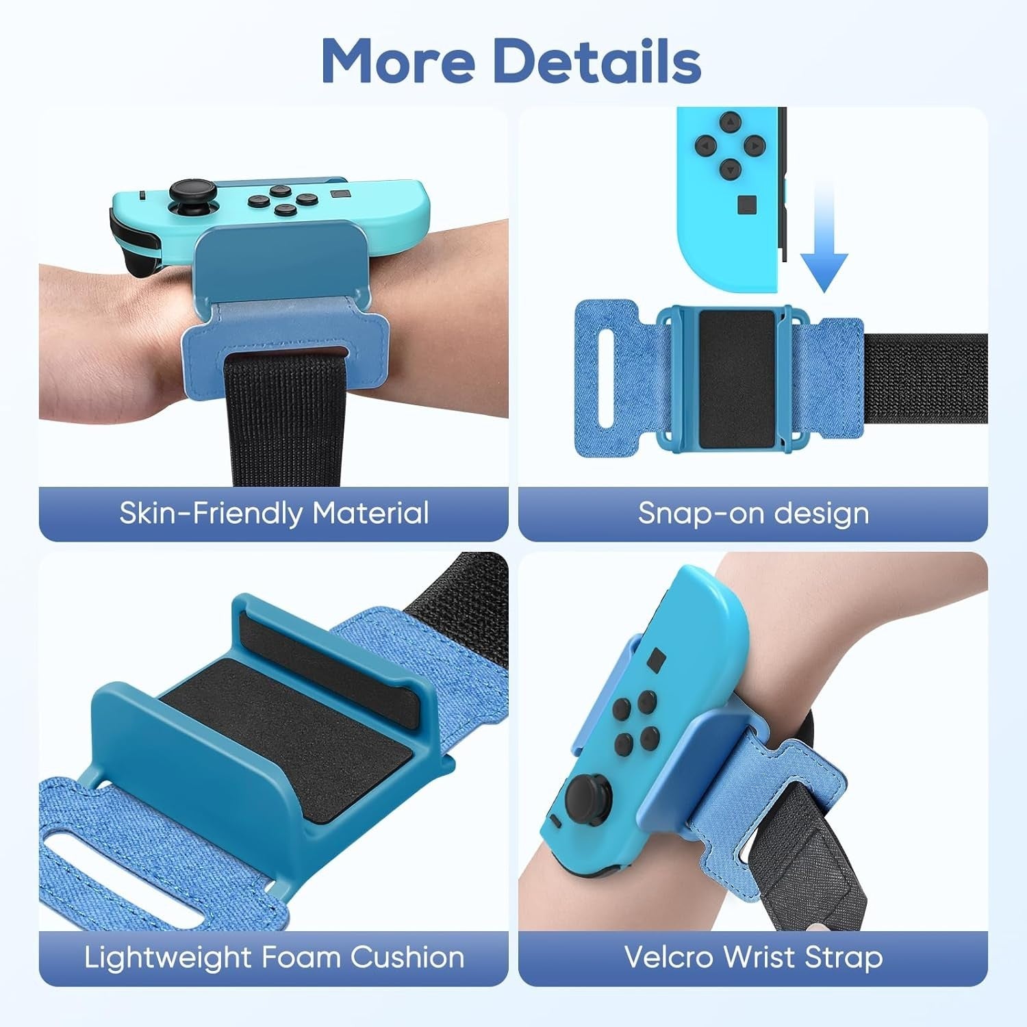 Nintendo Switch 2 & OLED Wrist Straps – Joy‑Con Wrist Wrap Accessories