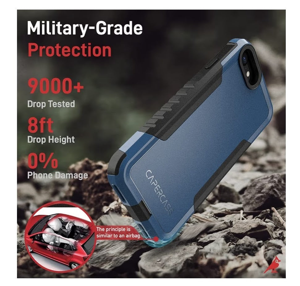 iPhone SE 3rd/2nd Gen Rugged Shockproof Protective Case Heavy‑Duty