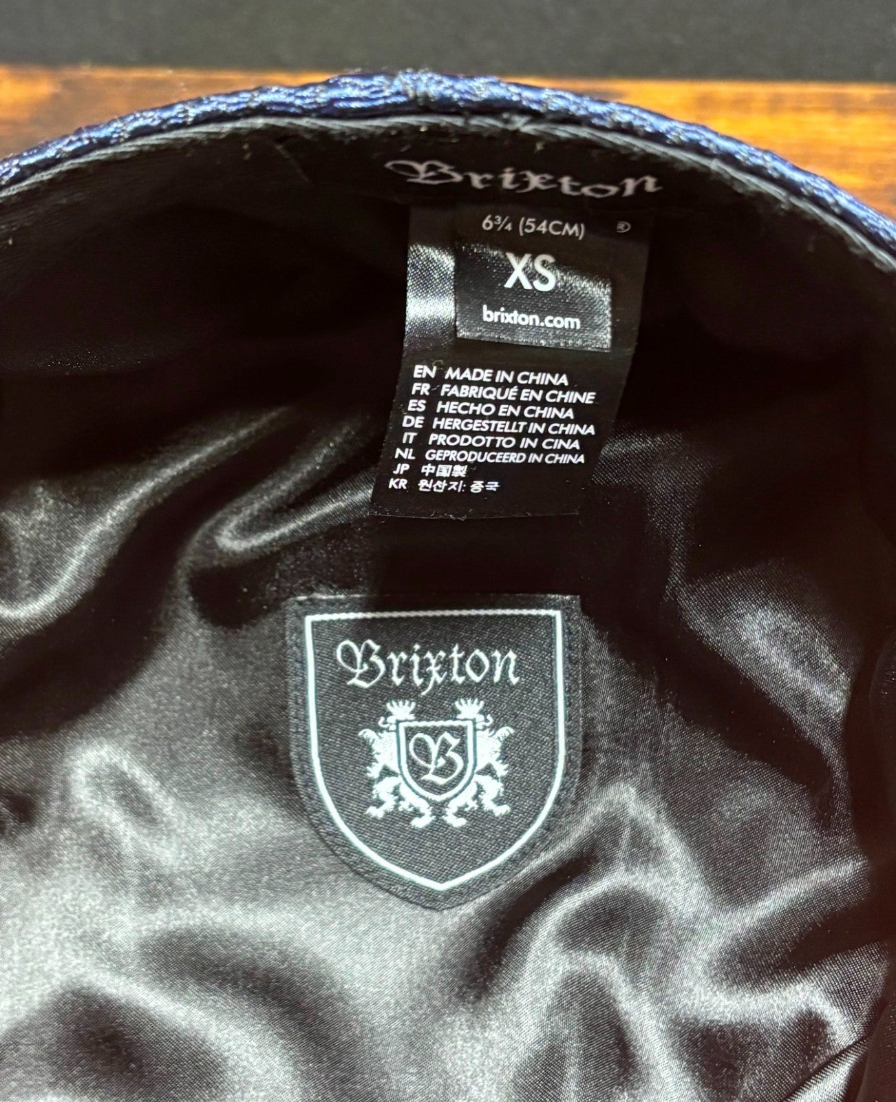 Brixton Women’s Navy Albany Fiddler Cap XS Fisherman Style