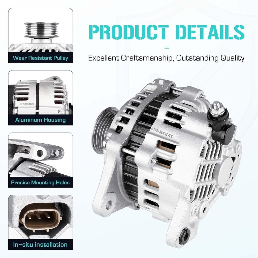 2001‑2006 2.5L Subaru / Saab 9‑2X Alternator OEM‑Spec Replacement Part