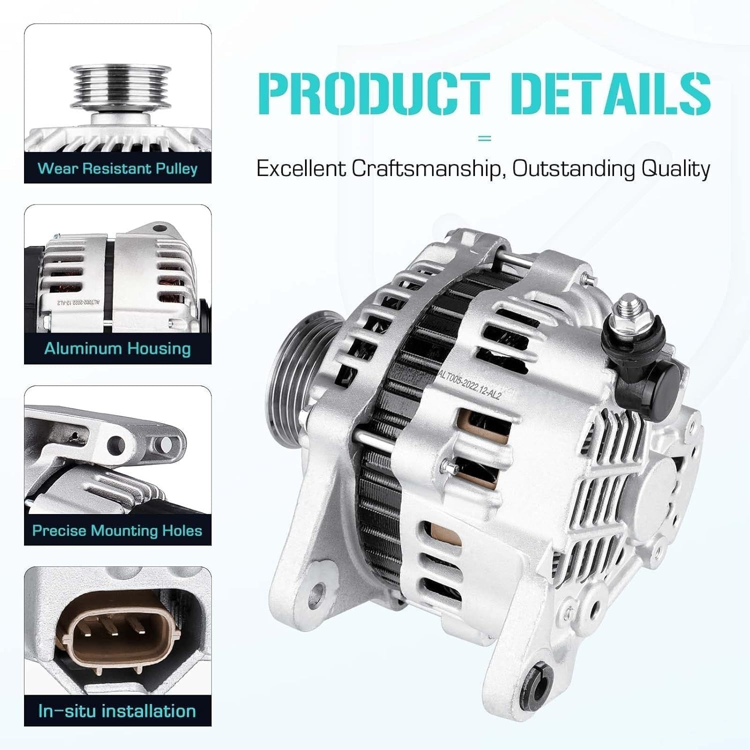 2001‑2006 2.5L Subaru / Saab 9‑2X Alternator OEM‑Spec Replacement Part
