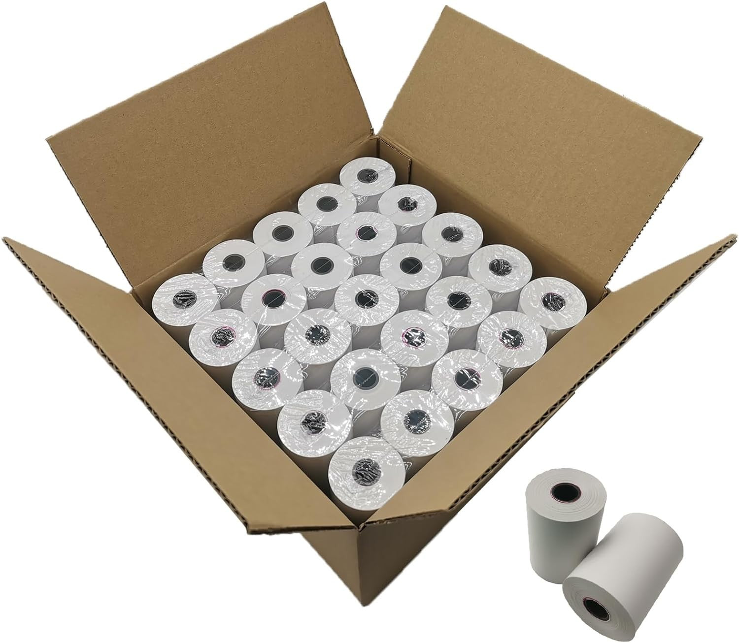2-1/4" x 85' 50 Thermal Paper Credit Card Cash Register POS Receipt Paper Rolls