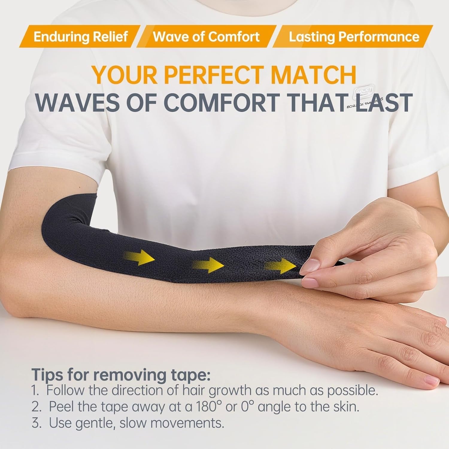 4Rolls Kinesiology Tape 80 Precut 10" Strip Elastic Athletic Tape Muscle Support