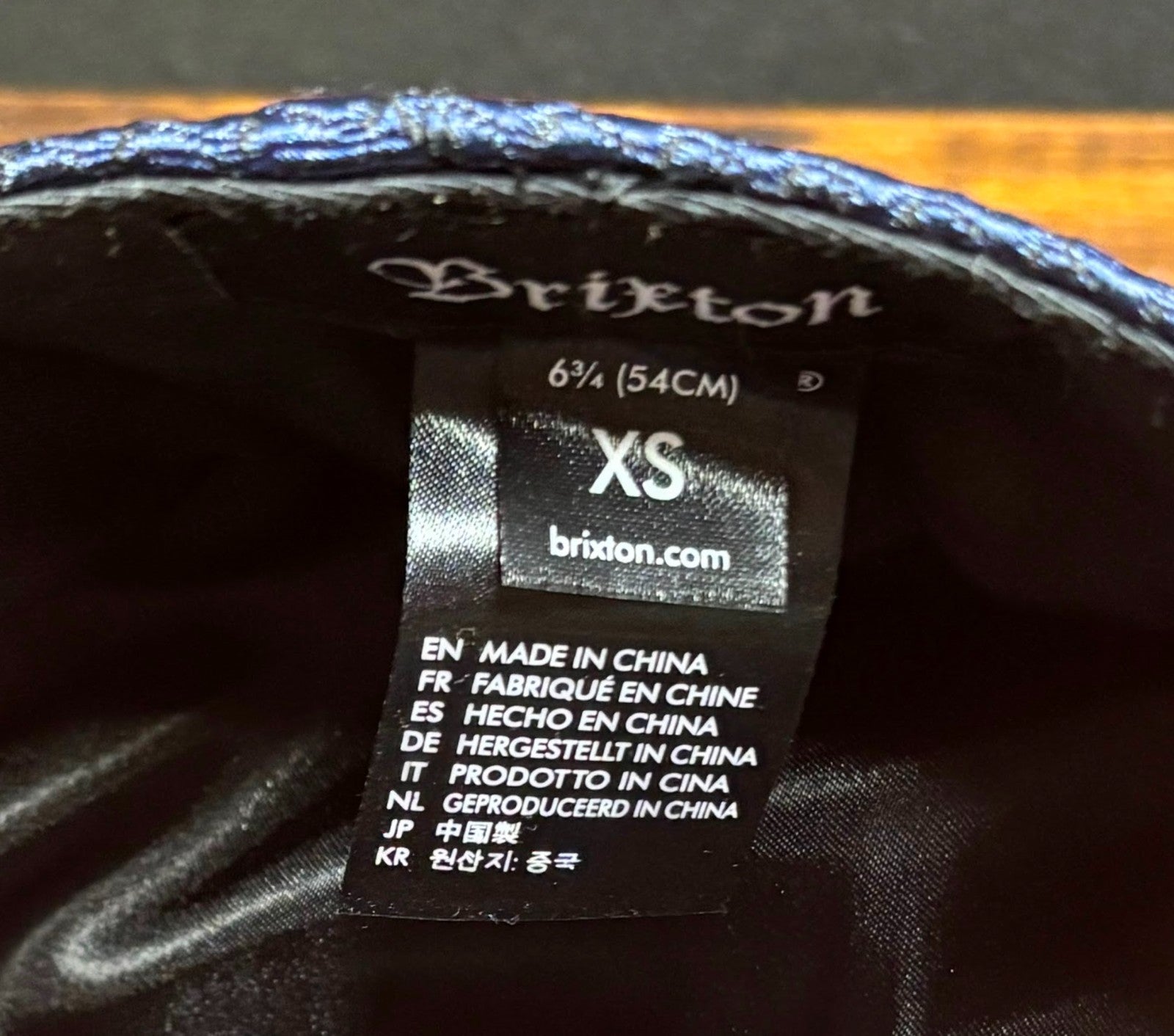 Brixton Women’s Navy Albany Fiddler Cap XS Fisherman Style