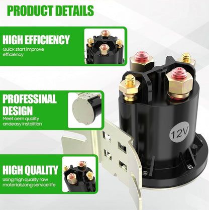 Yamaha Golf Cart Solenoid - 12V Starter Relay for G29 & More - High Quality 4-Terminal - Horizon Endless