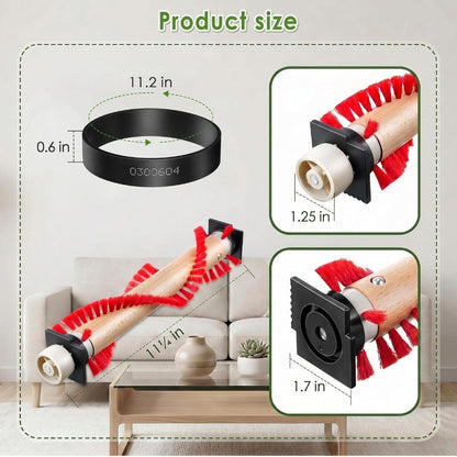11-1/4" Vacuum Brush Roller Replacement with 3 Belts for Oreck XL Upright Vacuum Cleaner - Horizon Endless