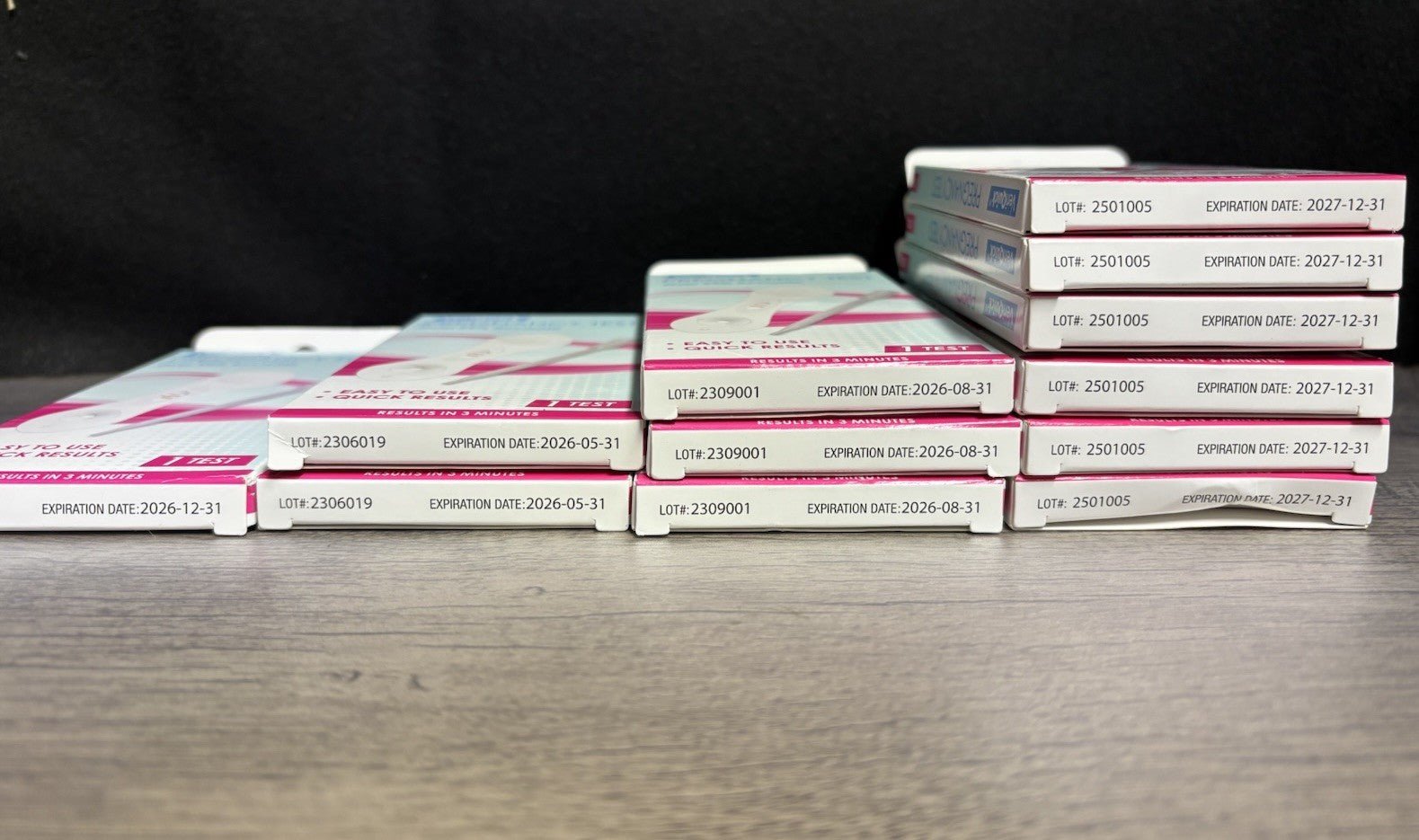 12pk VeriQuick Pregnancy Tests Quick Results Over 99% Accurate Dropper Included - Horizon Endless