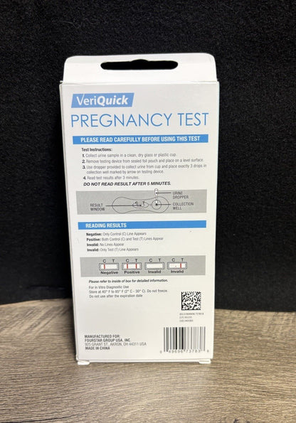 12pk VeriQuick Pregnancy Tests Quick Results Over 99% Accurate Dropper Included - Horizon Endless