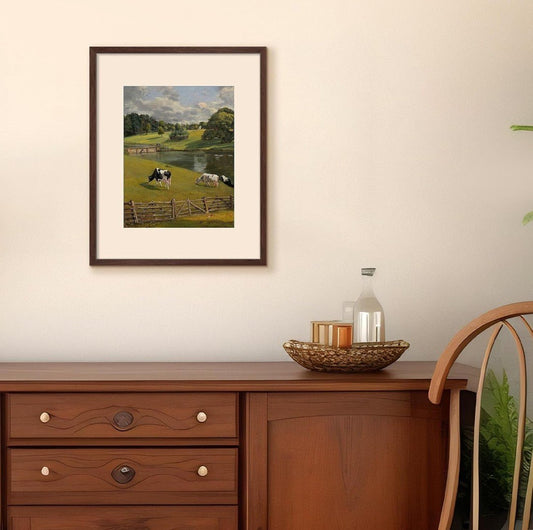 16x20 Brown Picture Frame – Modern Poster & Photo Frame with 11x14 Mat for Wall Decor - Horizon Endless