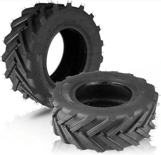16X6.50-8 Lawn Mower Tires, Natural Rubber Turf Tire for Riding Mowers | 2 Pl... - Horizon Endless