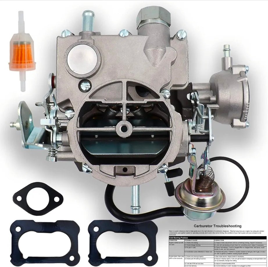 2 Barrel Carburetor for Rochester 2GC Chevy 5.7L 350Cu 6.6L 400Cu Chevrolet Carb Small Block Engines 1975-1980 C10 C20 C30 C50 G10 P30 Bel Air Chevelle Corvette Automatic Choke,Large Base - Horizon Endless