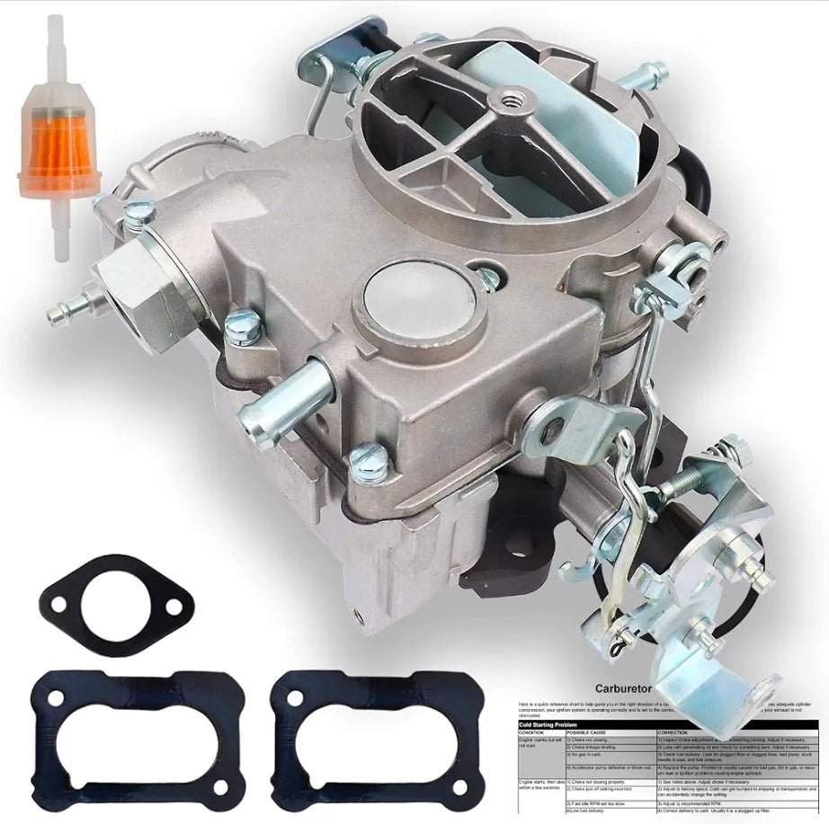 2 Barrel Carburetor for Rochester 2GC Chevy 5.7L 350Cu 6.6L 400Cu Chevrolet Carb Small Block Engines 1975-1980 C10 C20 C30 C50 G10 P30 Bel Air Chevelle Corvette Automatic Choke,Large Base - Horizon Endless