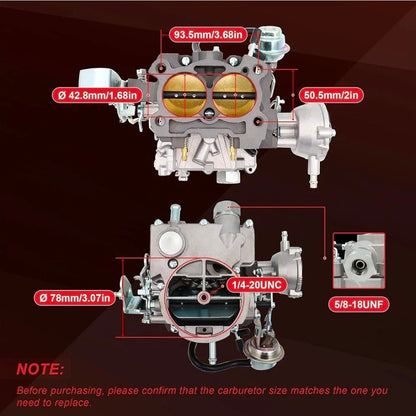 2 Barrel Carburetor for Rochester 2GC Chevy 5.7L 350Cu 6.6L 400Cu Chevrolet Carb Small Block Engines 1975-1980 C10 C20 C30 C50 G10 P30 Bel Air Chevelle Corvette Automatic Choke,Large Base - Horizon Endless
