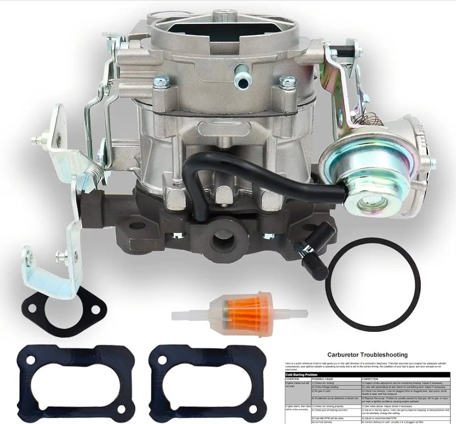 2 Barrel Carburetor for Rochester 2GC Chevy 5.7L 350Cu 6.6L 400Cu Chevrolet Carb Small Block Engines 1975-1980 C10 C20 C30 C50 G10 P30 Bel Air Chevelle Corvette Automatic Choke,Large Base - Horizon Endless