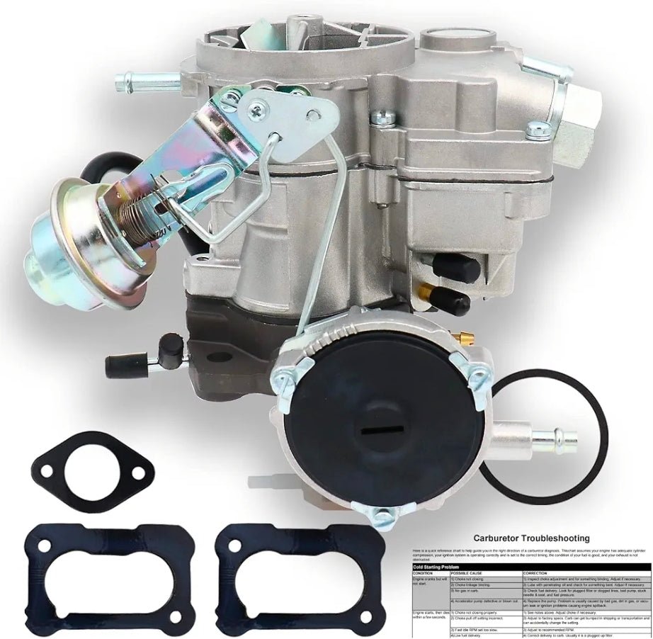 2 Barrel Carburetor for Rochester 2GC Chevy 5.7L 350Cu 6.6L 400Cu Chevrolet Carb Small Block Engines 1975-1980 C10 C20 C30 C50 G10 P30 Bel Air Chevelle Corvette Automatic Choke,Large Base - Horizon Endless