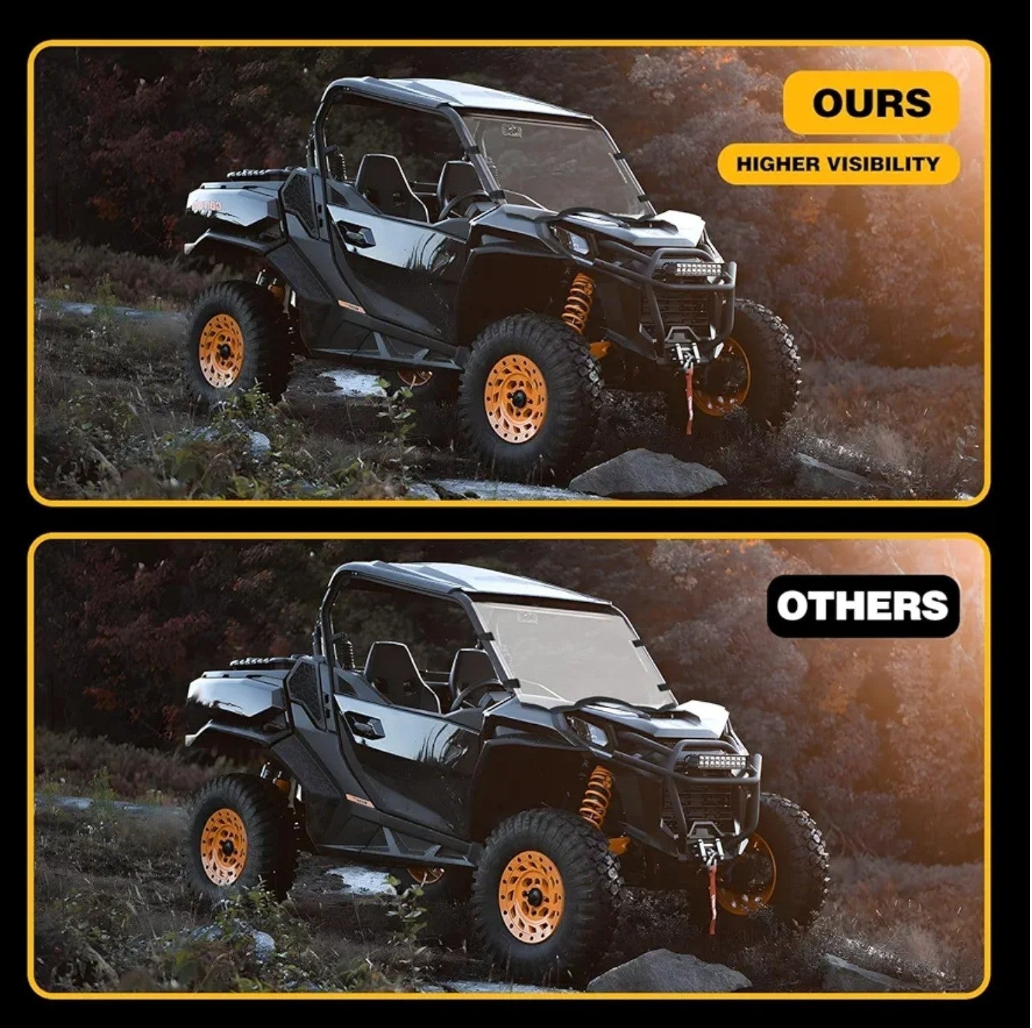 2011-2020 Commander 800 Commander 1000 Full Windshield, UTV Front Windshield - Horizon Endless
