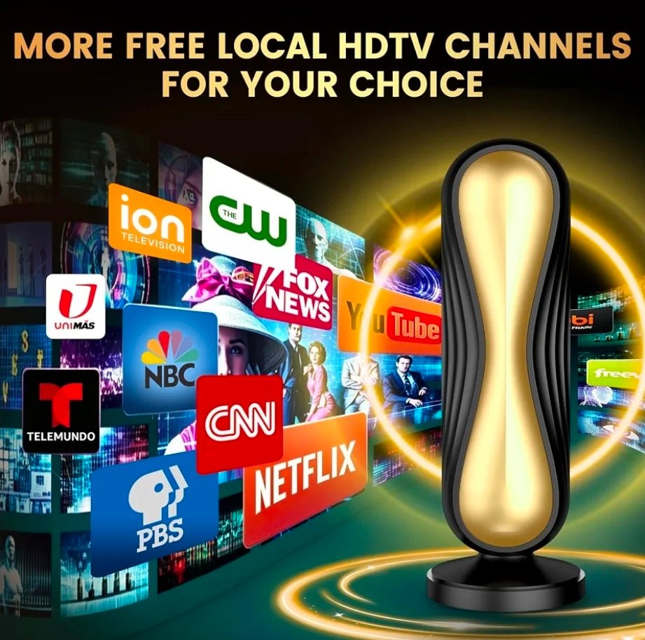 2026 TV Antenna for Smart Indoor TV, Supports 4K 8K Local Channels - Horizon Endless