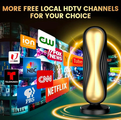 2026 TV Antenna for Smart Indoor TV, Supports 4K 8K Local Channels - Horizon Endless