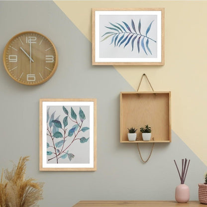 20x20 Picture Frame Solid Oak Wood Photo Frame W/ Mat 16x16 W/mat Poster Frame - Horizon Endless
