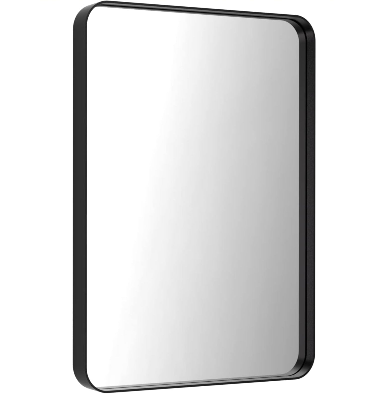 Matte Black Metal Framed Bathroom Mirror, Anti-Rust Vanity Mirror - 22X30 Inch - Horizon Endless