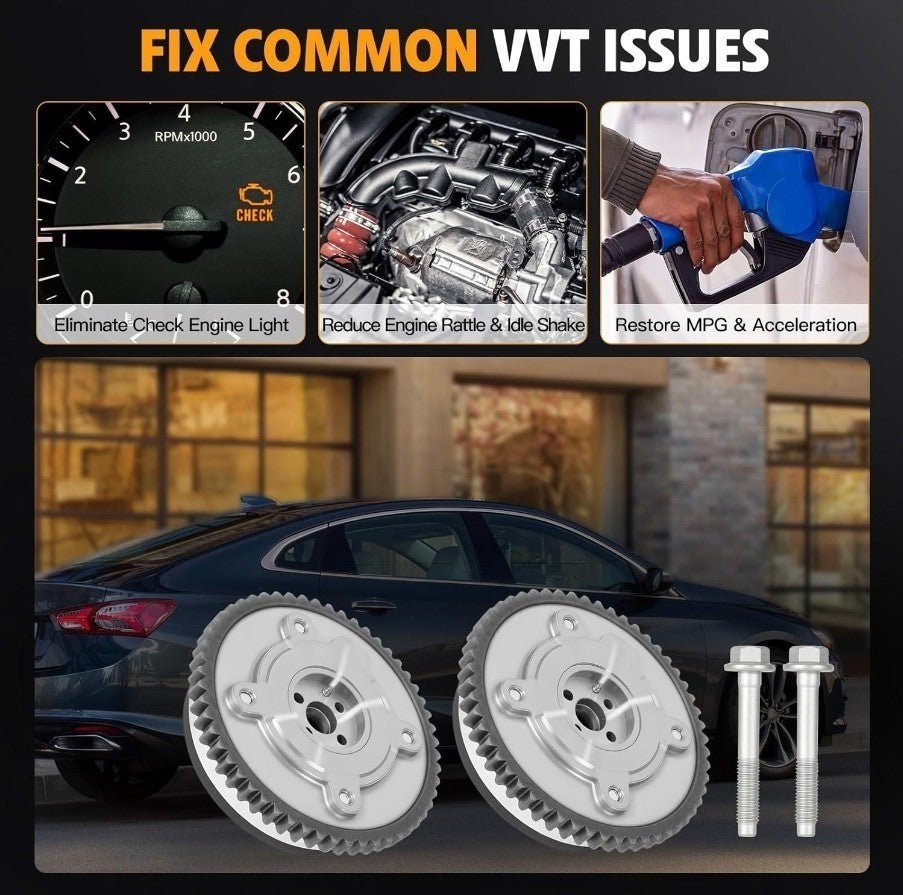 2PCS VVT Sprocket Gear Intake & Exhaust Variable Valve Buick Encore 1.4L 1.5L L4 - Horizon Endless