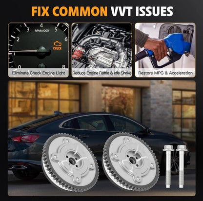 2PCS VVT Sprocket Gear Intake & Exhaust Variable Valve Buick Encore 1.4L 1.5L L4 - Horizon Endless