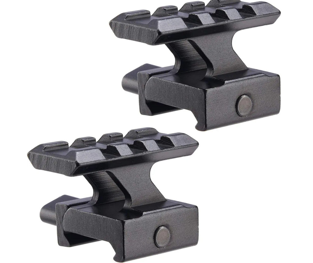 3 Slot Tactical Rail Base QD Mount Lockdown Riser 20mm Picatinny Adapter - Horizon Endless
