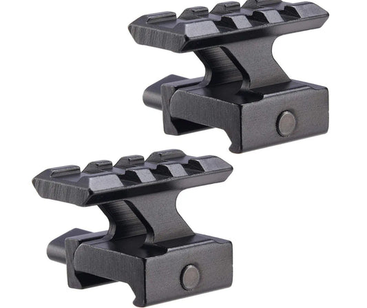3 Slot Tactical Rail Base QD Mount Lockdown Riser 20mm Picatinny Adapter - Horizon Endless