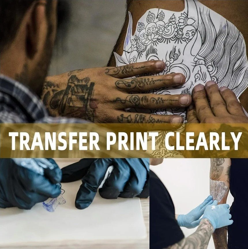 3MM Tattoo Skin Practice Kit - 13Pcs Fake Skin and Stencil Paper Kit Including 3 - Horizon Endless