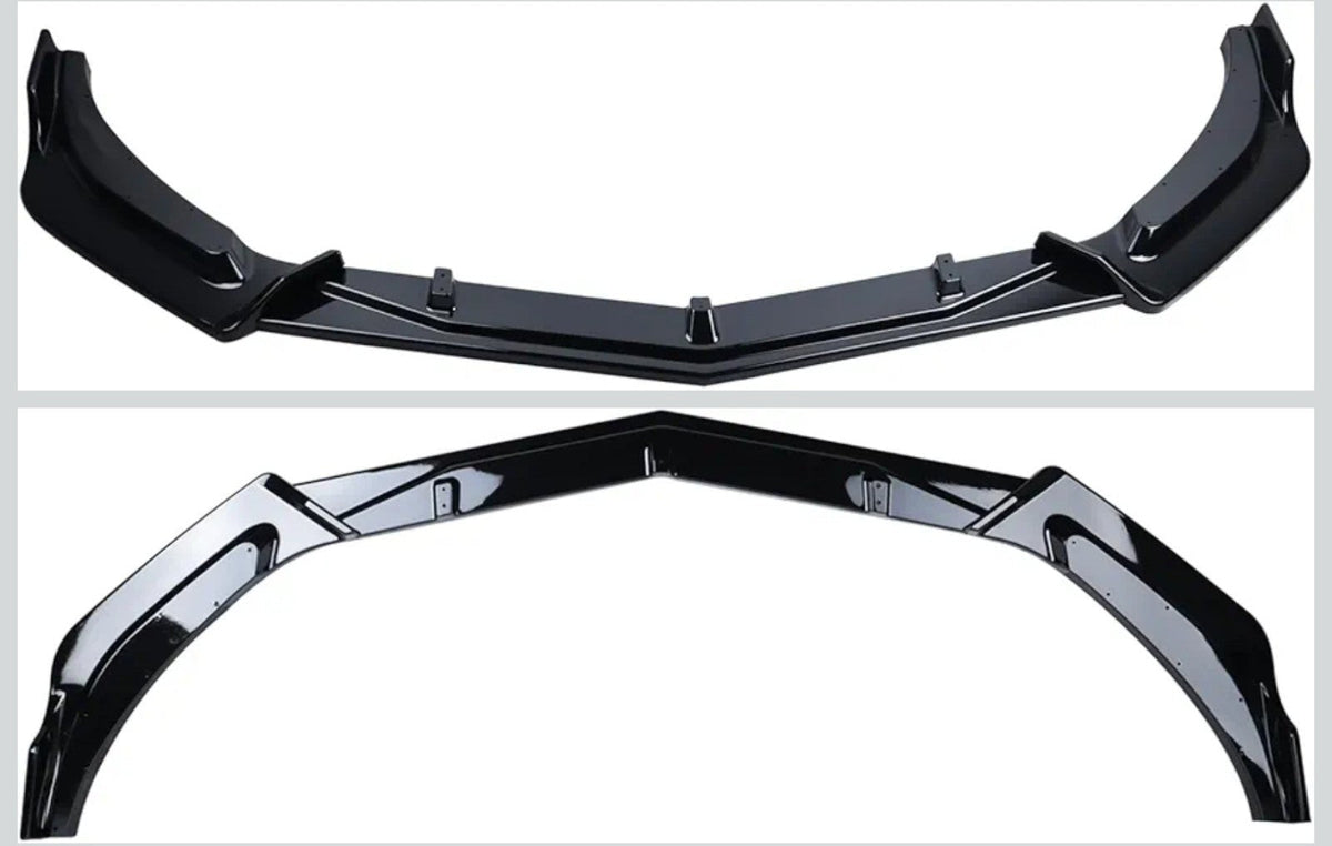 3pcs Front Bumper Lip Spoiler Kit Compatible with Chevy Malibu 2019-2025 Black - Horizon Endless