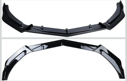 3pcs Front Bumper Lip Spoiler Kit Compatible with Chevy Malibu 2019-2025 Black - Horizon Endless