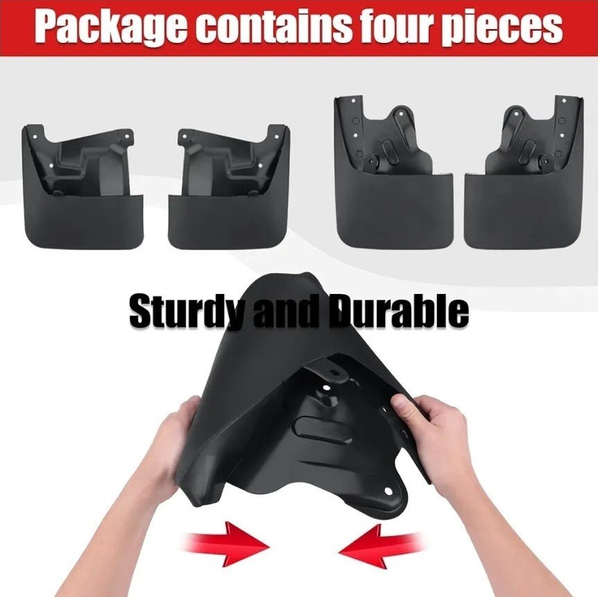 4 Piece Mud Flaps for Toyota Tundra 2022-2024 Splash Guards - No-Drill Install - Horizon Endless