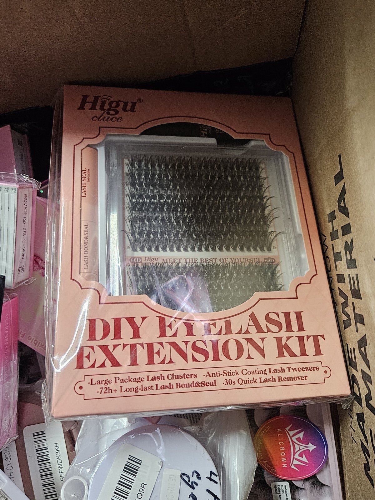 40 Count Womens Lashes Assorted Brands And Styles Bulk Lot Magnetic Glue On Etc - Horizon Endless