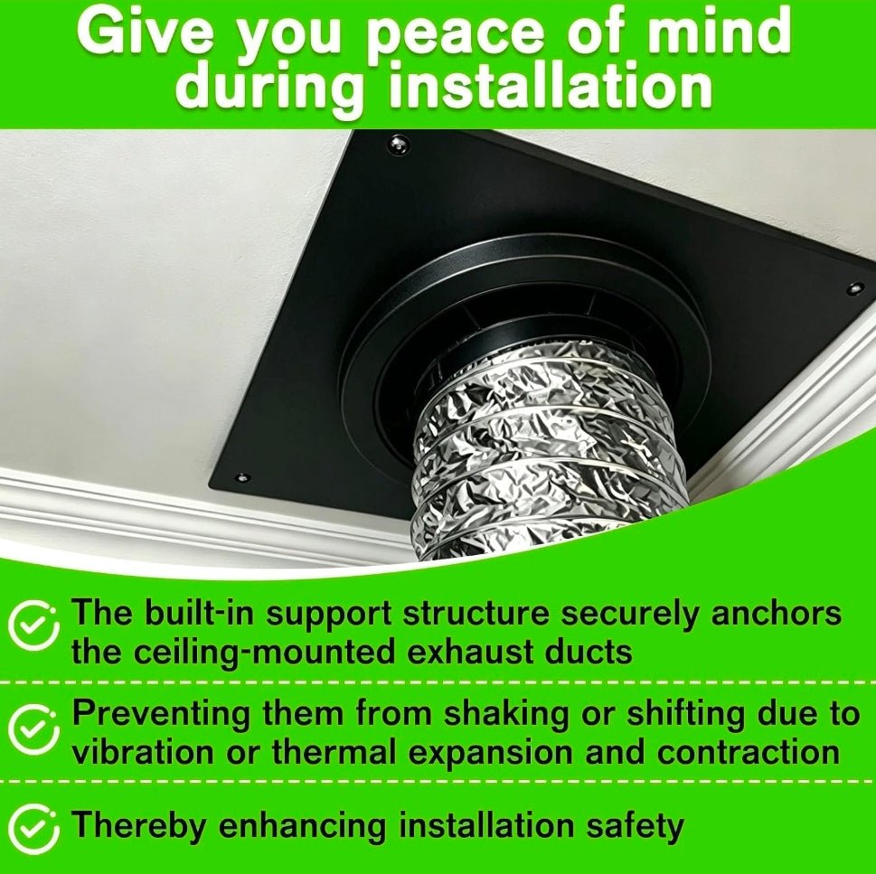 46DVA-DC 4 x 6-5/8 Vent Pipe Trim Cover for Stove Fireplace - Horizon Endless