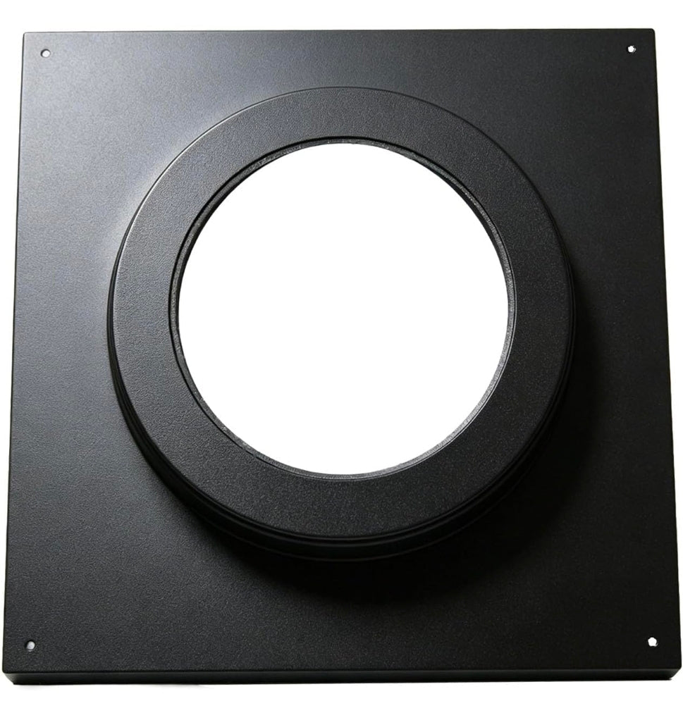 46DVA-DC 4 x 6-5/8 Vent Pipe Trim Cover for Stove Fireplace - Horizon Endless