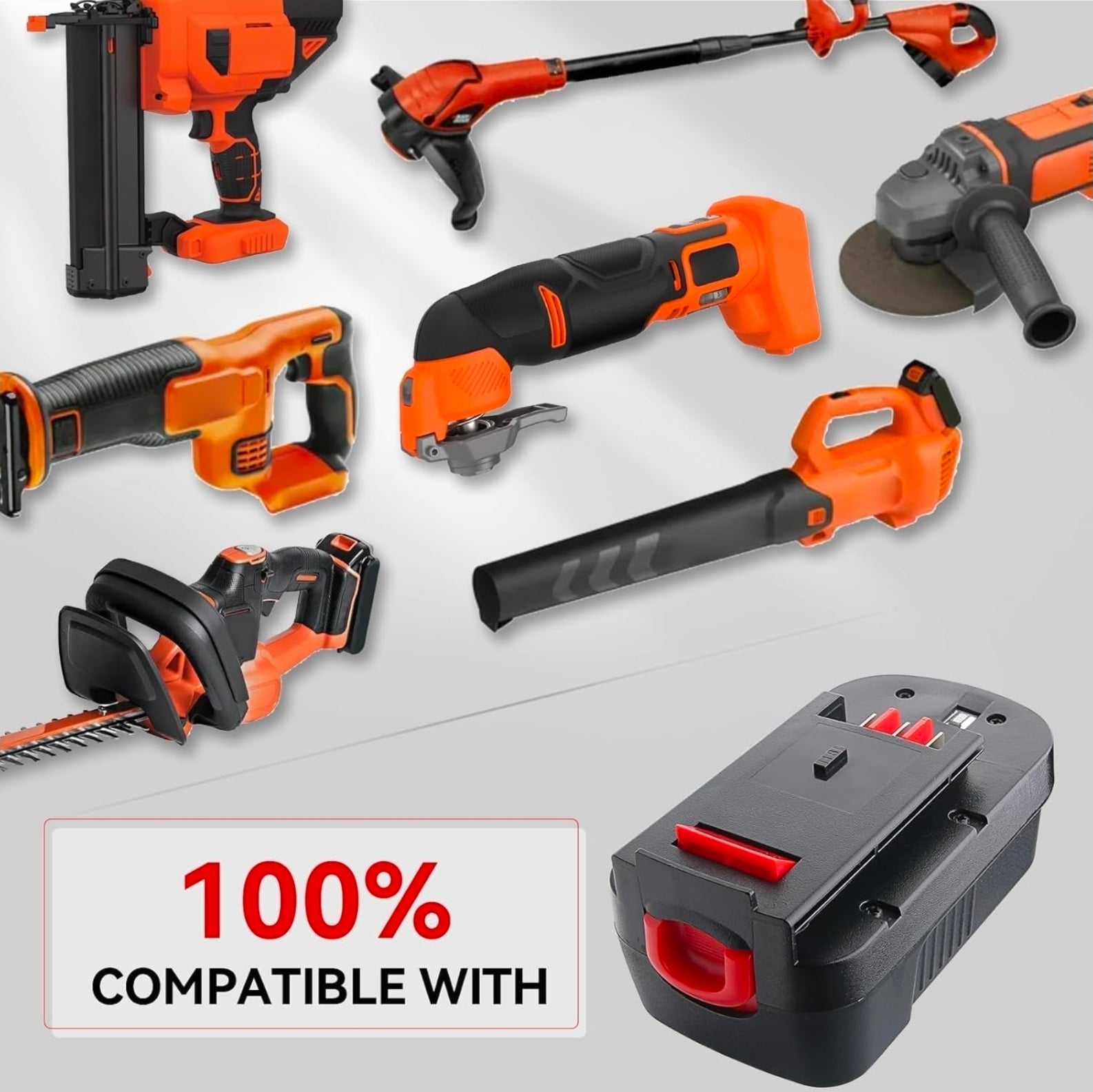 Black Decker 18V Ni-Mh Battery Replacement - 2Pack, 4.8Ah HPB18 for Power Tools, Compatible with - Horizon Endless